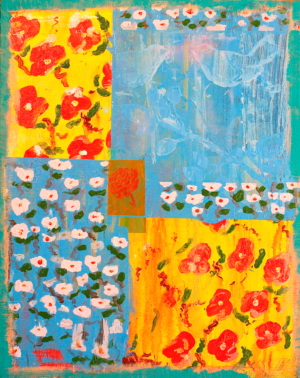 Blue Yellow Chinoiserie