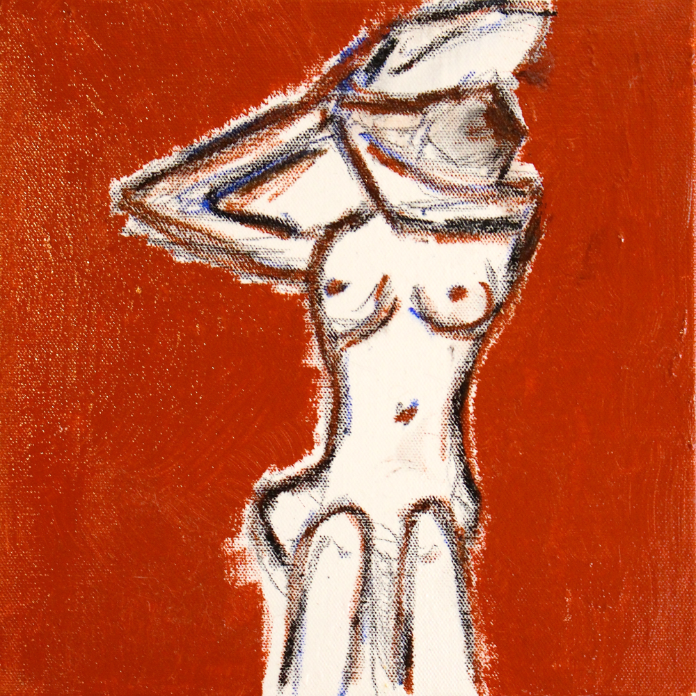 Burnt Sienna Nude PRINT