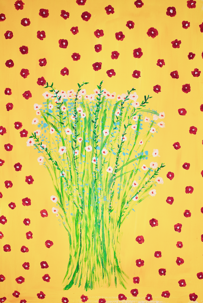 Lemon Scarlet Flower