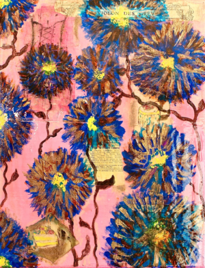 Magenta Indigo Flowers