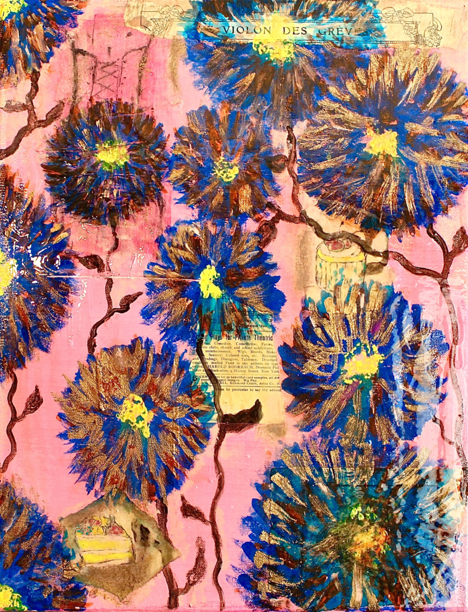 Magenta Indigo Flowers