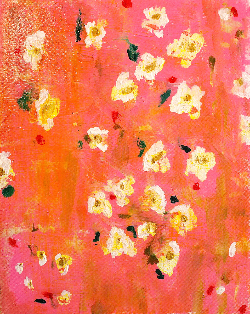 Pink and White Garden PRINT