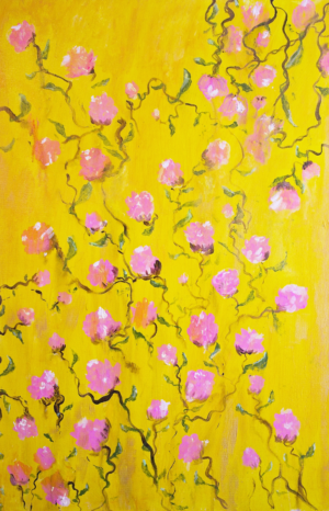 Yellow Pink Garden